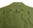画像6: 04'S PATAGONIA "RHYTHM" 刺繍入り ヘンプ 長袖 フルジップシャツ オリーブ (VINTAGE)