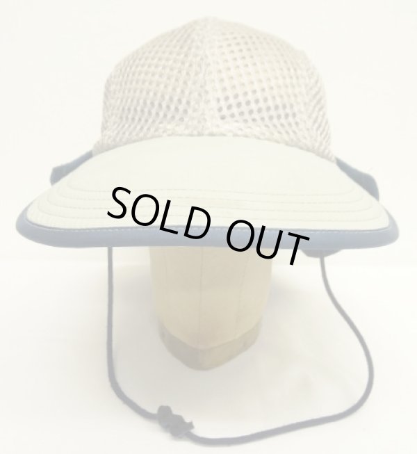 画像2: 90'S PATAGONIA ネックガード付き ナイロン メッシュキャップ ライトブルー USA製 (VINTAGE)