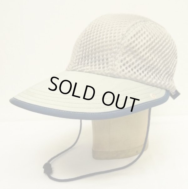 画像5: 90'S PATAGONIA ネックガード付き ナイロン メッシュキャップ ライトブルー USA製 (VINTAGE)