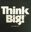 画像3: 80'S THINK BIG! シングルステッチ 半袖 Tシャツ ブラック USA製 (VINTAGE)