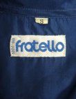 画像2: FRATELLO フラップ付きポケット 長袖 シルクシャツ ダークブルー (VINTAGE)