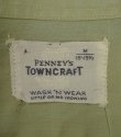 画像2: 60'S TOWNCRAFT 長袖 オープンカラーシャツ ライトグリーン (VINTAGE)