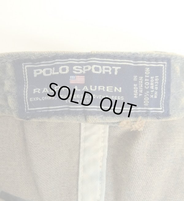 画像8: 90'S RALPH LAUREN "POLO SPORT" デニム ベースボールキャップ インディゴ (VINTAGE)