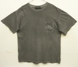画像: 90'S RALPH LAUREN "POLO COUNTRY" シングルステッチ ポケット付き 半袖 Tシャツ ブラック USA製 (VINTAGE)