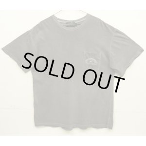画像: 90'S RALPH LAUREN "POLO COUNTRY" シングルステッチ ポケット付き 半袖 Tシャツ ブラック USA製 (VINTAGE)