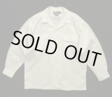 画像: 90'S RALPH LAUREN "STEWARD" ポプリン フラップ付きポケット 長袖 オープンカラーシャツ ホワイト (VINTAGE)