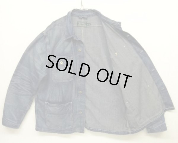 画像4: RALPH LAUREN "POLO COUNTRY" 月桂樹ボタン デニム カバーオール インディゴ (USED)