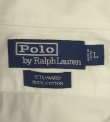 画像2: 90'S RALPH LAUREN "STEWARD" ポプリン フラップ付きポケット 長袖 オープンカラーシャツ ホワイト (VINTAGE)