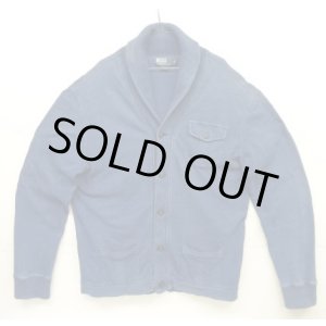 画像: 90'S RALPH LAUREN コットン ショールカラー カーディガン インディゴ (VINTAGE) 