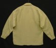 画像3: 90'S RALPH LAUREN レーヨン/リネン フラップ付きポケット 長袖 オープンカラーシャツ ベージュ (VINTAGE)