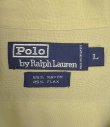 画像2: 90'S RALPH LAUREN レーヨン/リネン フラップ付きポケット 長袖 オープンカラーシャツ ベージュ (VINTAGE)