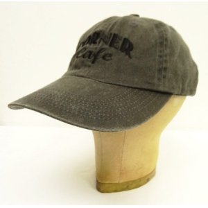 画像: CORNER CAFE 6パネル ベースボールキャップ ブラック (USED)