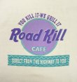 画像3: 90'S ROAD KILL CAFE シングルステッチ 両面プリント 半袖 Tシャツ ホワイト USA製 (VINTAGE)