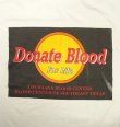 画像3: 90'S DONATE BLOOD シングルステッチ 半袖 Tシャツ ホワイト USA製 (VINTAGE)