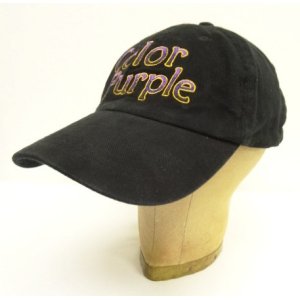 画像: THE COLOR PURPLE 6パネル ベースボールキャップ ブラック (USED)