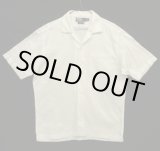 画像: 90'S RALPH LAUREN "CHAUNCEY" コットン 半袖 オープンカラーシャツ ホワイト (VINTAGE)
