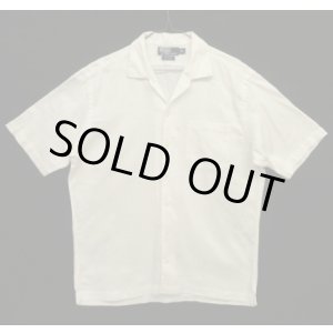 画像: 90'S RALPH LAUREN "CHAUNCEY" コットン 半袖 オープンカラーシャツ ホワイト (VINTAGE)