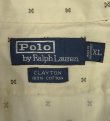 画像2: 90'S RALPH LAUREN "CLAYTON" コットン 半袖 オープンカラーシャツ オフホワイトベース/小紋柄 (VINTAGE)