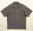 画像1: 90'S RALPH LAUREN "ADAMS" コットン 半袖 オープンカラーシャツ チェック柄 (VINTAGE)