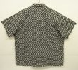 画像4: 90'S RALPH LAUREN "ADAMS" コットン 半袖 オープンカラーシャツ ブラック/ホワイト 小花柄 (VINTAGE)