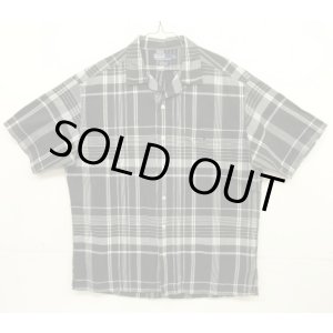 画像: 90'S RALPH LAUREN "CALDWELL" コットン 半袖 オープンカラーシャツ チェック柄 (VINTAGE)