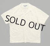 画像: 90'S RALPH LAUREN "CLAYTON" コットン 半袖 オープンカラーシャツ オフホワイトベース/小紋柄 (VINTAGE)