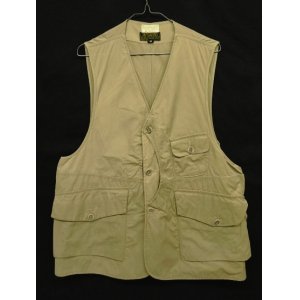 画像: 60'S ABERCROMBIE & FITCH "SAFARIタグ" ハーフムーンポケット ハンティングベスト ベージュ (VINTAGE)
