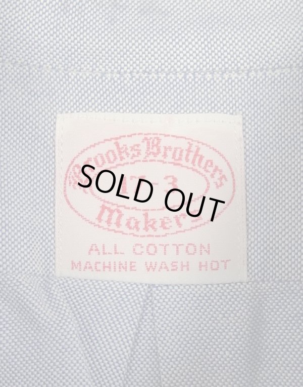 画像2: 60'S BROOKS BROTHERS "MAKERS" 6ボタン オックスフォード BDシャツ ブルー USA製 (VINTAGE)