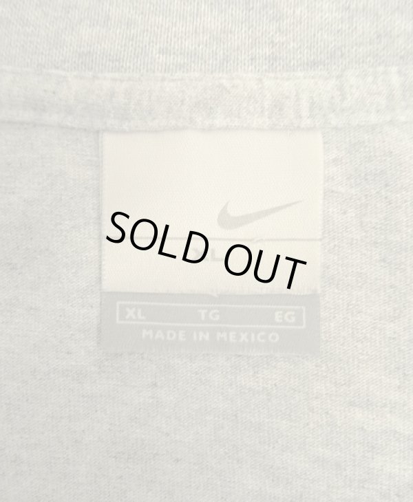 画像2: 00'S NIKE 銀タグ SWOOSHセンターロゴ刺繍 長袖 Tシャツ グレー (VINTAGE)