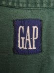 画像2: 90'S GAP 旧タグ ツイル 長袖 ウエスタンシャツ ダークグリーン (VINTAGE)