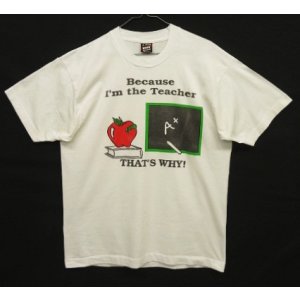 画像: 90'S THAT'S WHY! シングルステッチ 半袖 Tシャツ ホワイト USA製 (VINTAGE)