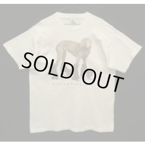 画像: 90'S WILLIAM WEGMAN "ROLLER ROVER" FOTOFOLIO製 シングルステッチ 半袖 Tシャツ ホワイト USA製 (VINTAGE)
