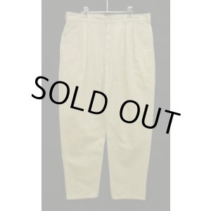 画像: 90'S RALPH LAUREN "ボックスロゴ" ツープリーツ チノパンツ ベージュ USA製 (VINTAGE)
