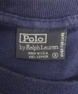 画像2: 90'S RALPH LAUREN シングルステッチ 耳付きポケット 半袖 Tシャツ ネイビー USA製 (VINTAGE)