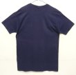 画像4: 90'S RALPH LAUREN シングルステッチ 耳付きポケット 半袖 Tシャツ ネイビー USA製 (VINTAGE)