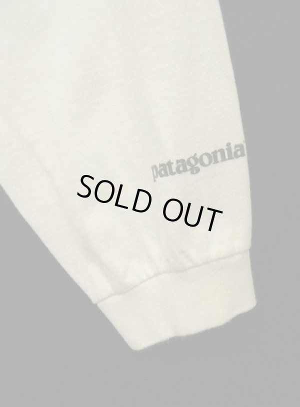 画像6: 90'S PATAGONIA "BENEFICIAL T'S" バックプリント 長袖 Tシャツ ホワイト USA製 (VINTAGE)