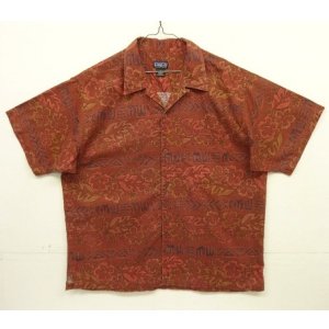 画像: 01'S PATAGONIA コットン 半袖 オープンカラーシャツ 総柄 (VINTAGE)