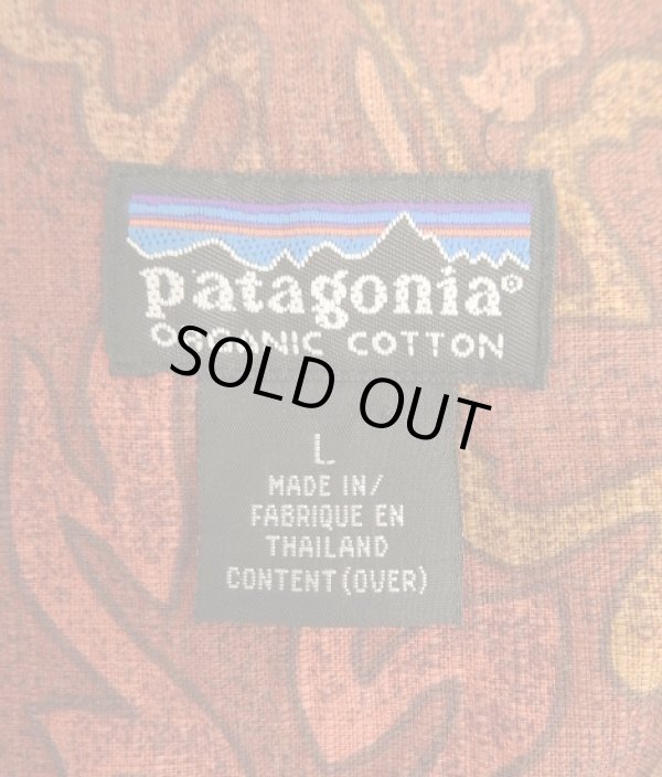 画像2: 01'S PATAGONIA コットン 半袖 オープンカラーシャツ 総柄 (VINTAGE)