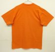 画像4: 90'S LL Bean x RUSSELL ATHLETIC ポケット付き 半袖 Tシャツ オレンジ USA製 (VINTAGE)