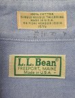 画像2: 80'S LL Bean オックスフォード 半袖 BDシャツ ブルー USA製 (VINTAGE)