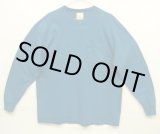 画像: 90'S LL Bean x RUSSELL ATHLETIC ポケット付き 長袖 Tシャツ ブルー USA製 (VINTAGE)