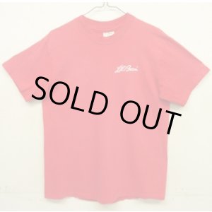 画像: 80'S LL Bean "筆記体ロゴ" シングルステッチ 半袖 Tシャツ レッド USA製 (VINTAGE)
