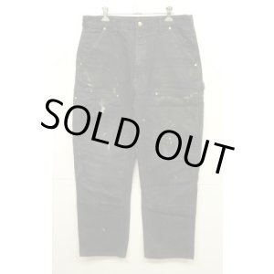 画像: CARHARTT ダブルニー ダック ペインターパンツ ブラック W34L30 メキシコ製 (VINTAGE)