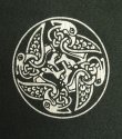 画像3: 90'S FASHION VICTIM "CELTIC" 袖＆両面プリント 長袖 Tシャツ ブラック USA製 (VINTAGE)