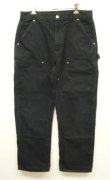 画像1: CARHARTT ダブルニー ダック ペインターパンツ ブラック W33L30 USA製 (VINTAGE)