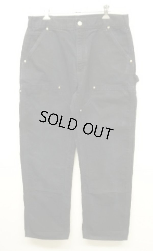 画像1: CARHARTT ダブルニー ダック ペインターパンツ ブラック W33L30 USA製 (VINTAGE)