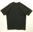 画像4: 90'S BVD シングルステッチ 耳付きポケット 半袖 Tシャツ ブラック USA製 (VINTAGE)