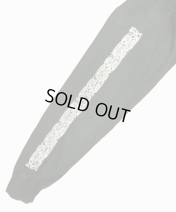 画像4: 90'S FASHION VICTIM "CELTIC" 袖＆両面プリント 長袖 Tシャツ ブラック USA製 (VINTAGE)