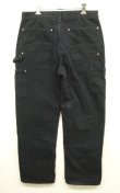 画像4: CARHARTT ダブルニー ダック ペインターパンツ ブラック W33L30 USA製 (VINTAGE)