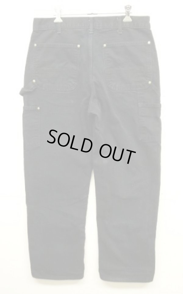 画像4: CARHARTT ダブルニー ダック ペインターパンツ ブラック W33L30 USA製 (VINTAGE)